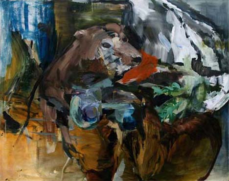 Bear Woman ll oil on canvas 120cmx150cm 2008